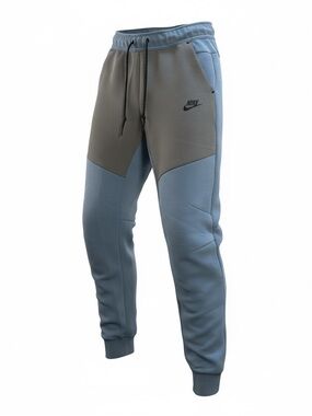 Nike Two-Tone Blue & Gray Panel Joggers